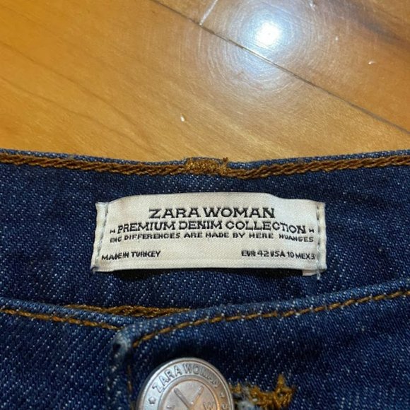 Zara Patchwork Jeans - Picture 8 of 10